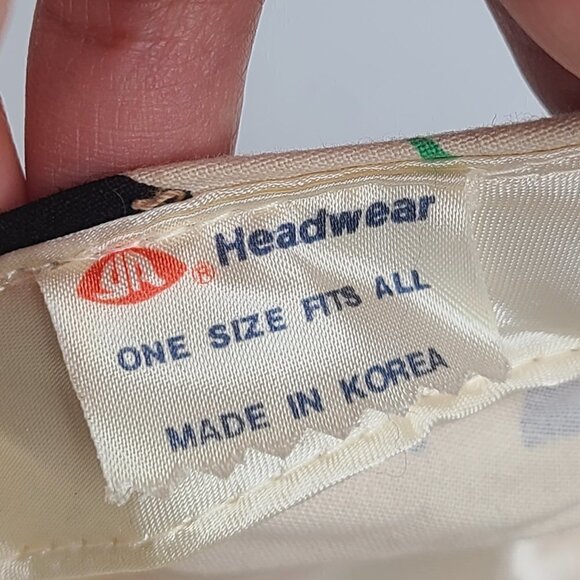 Vintage GA? Headwear Newspaper Boy Cabbie Hat Summer Palm Snapback - Picture 5 of 5